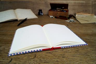 Thread-stitching writing book, Papeterie Schreibweise
